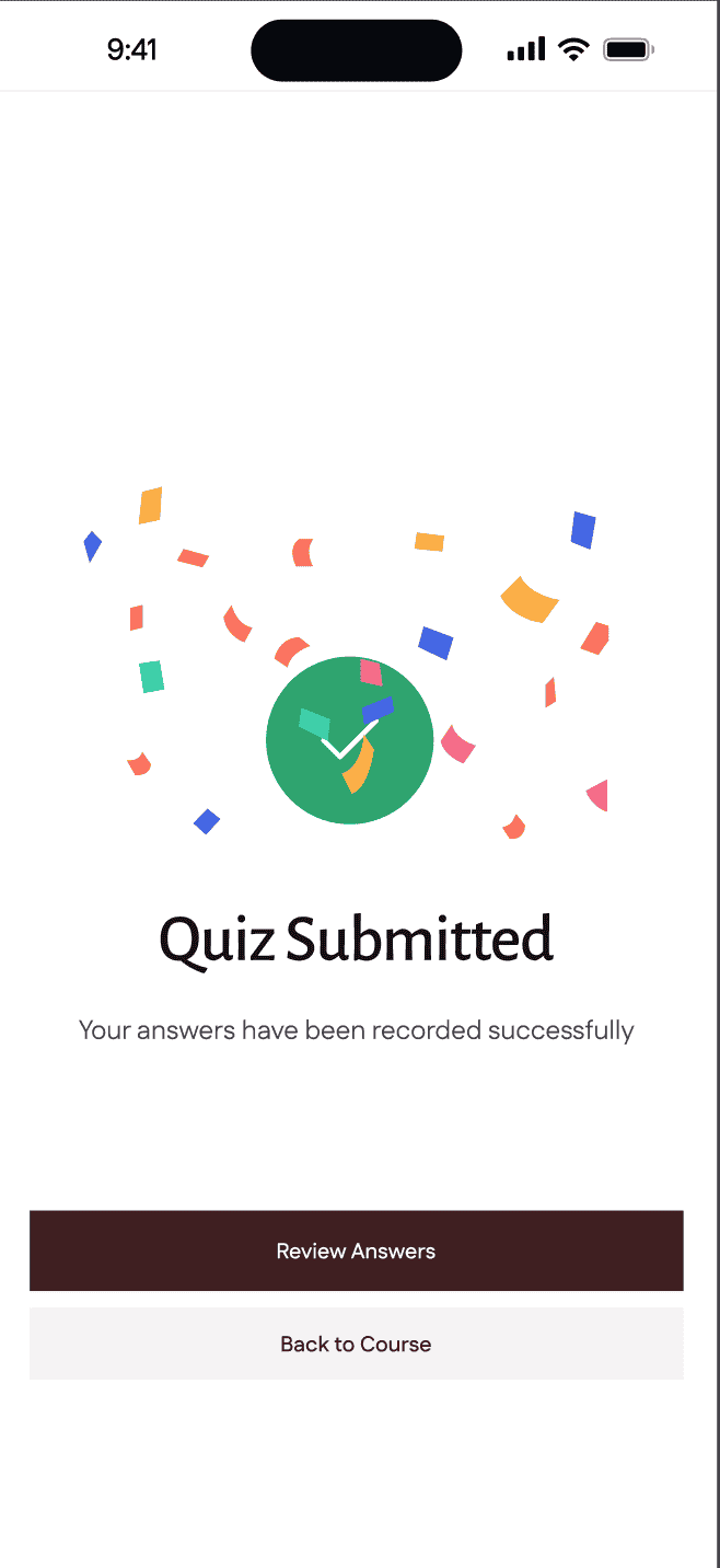 Quiz Success