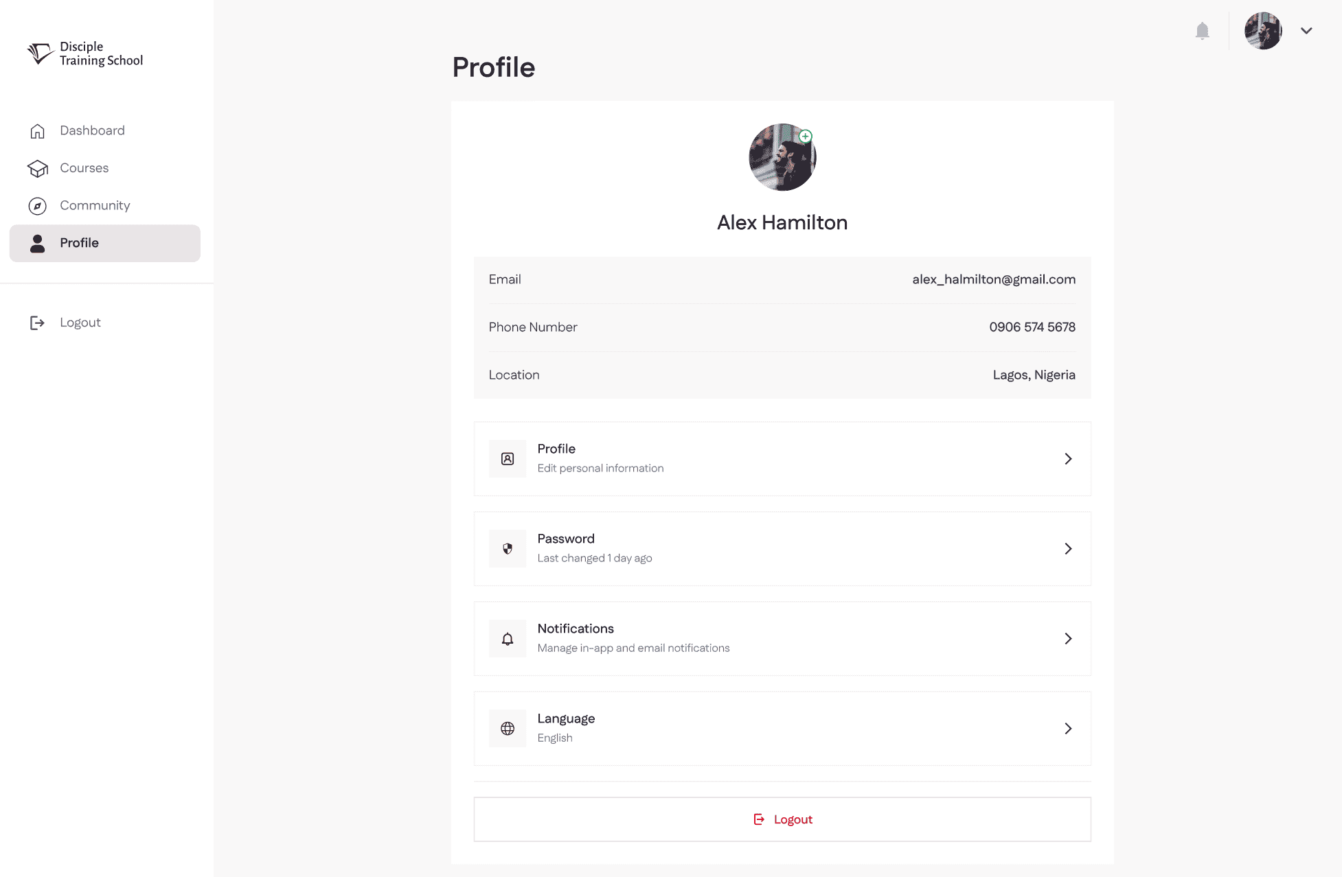 User Profile