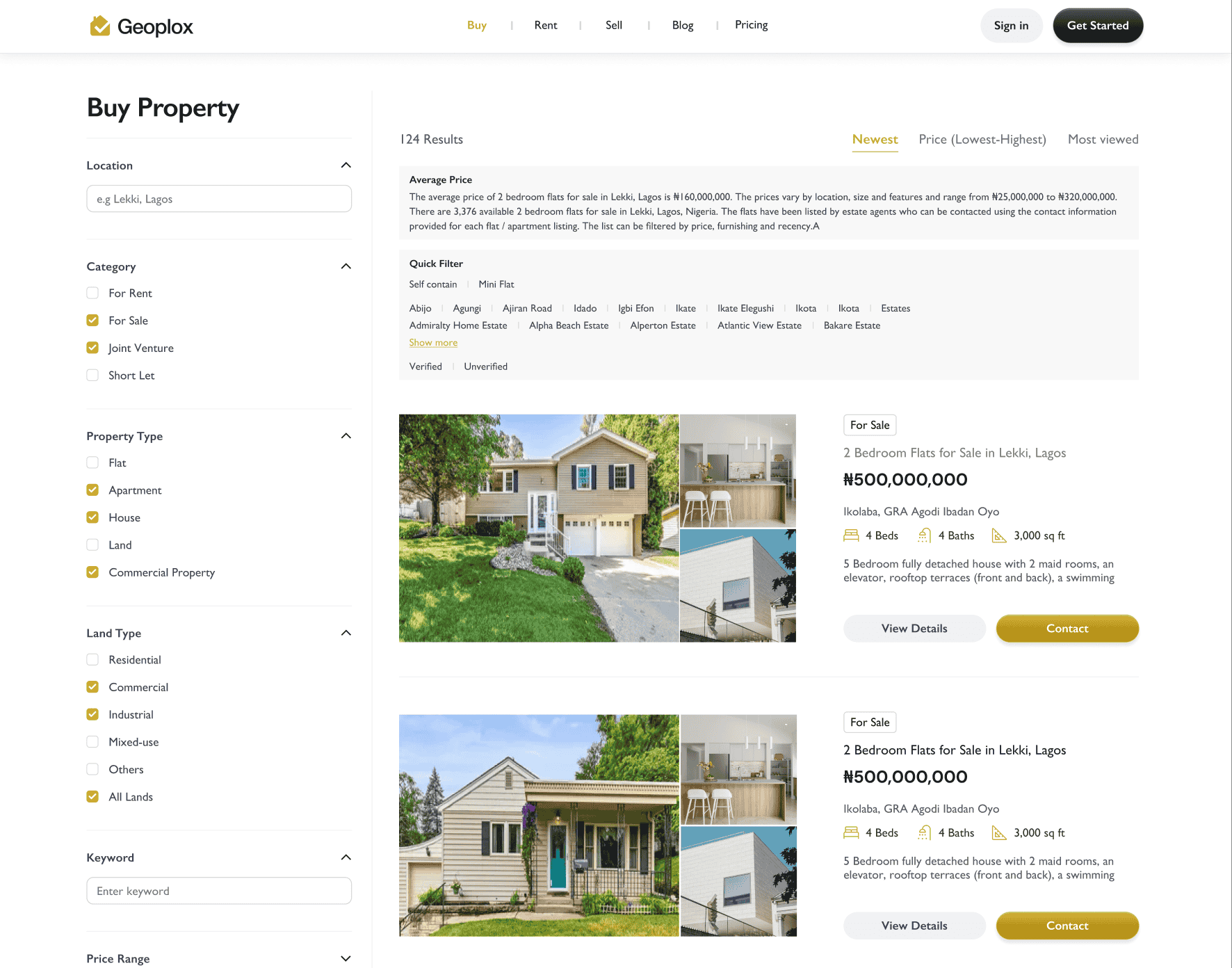 Geoplox property search