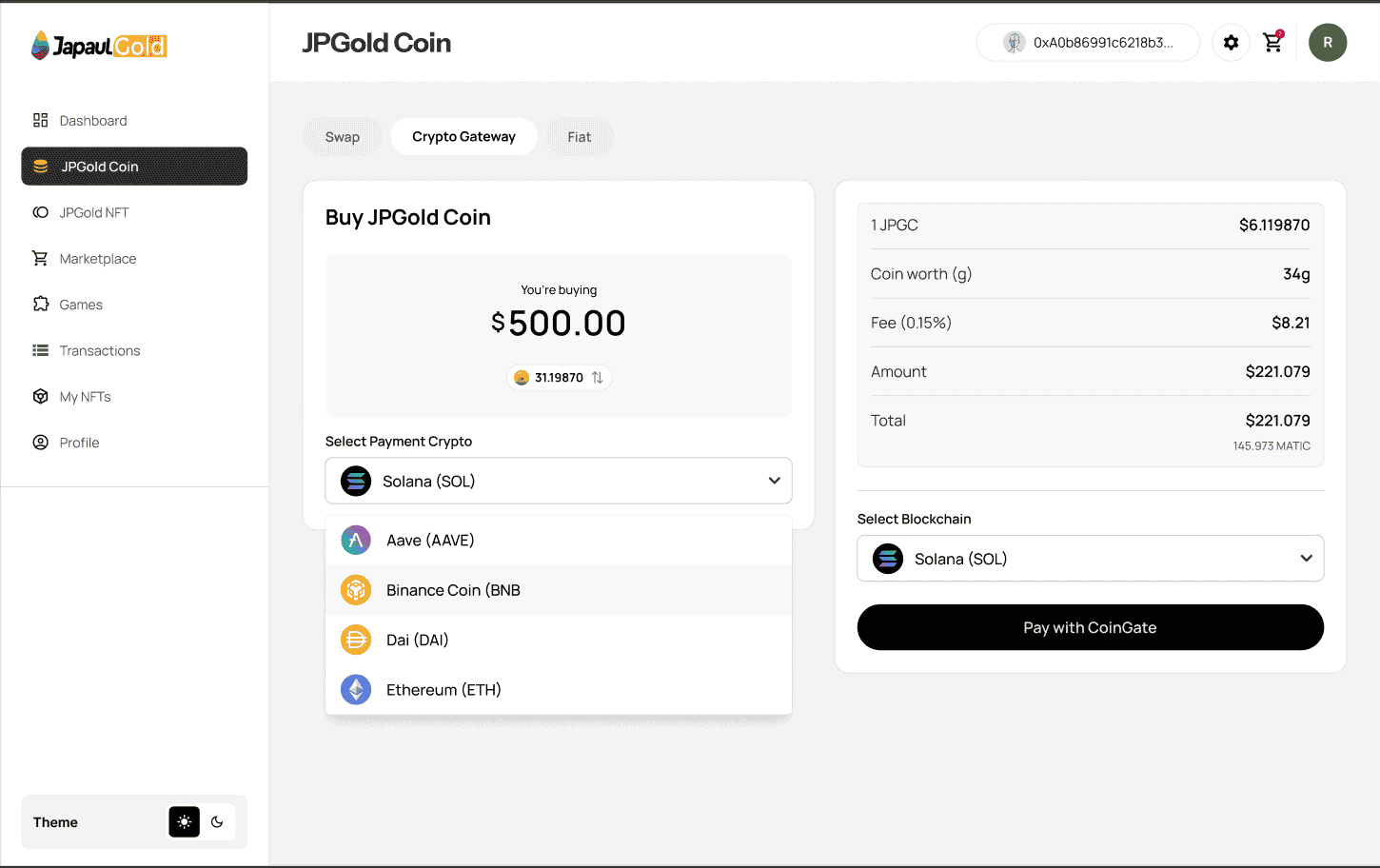 Token Purchase