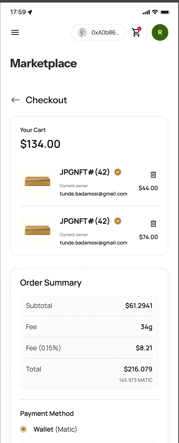 Shopping Cart