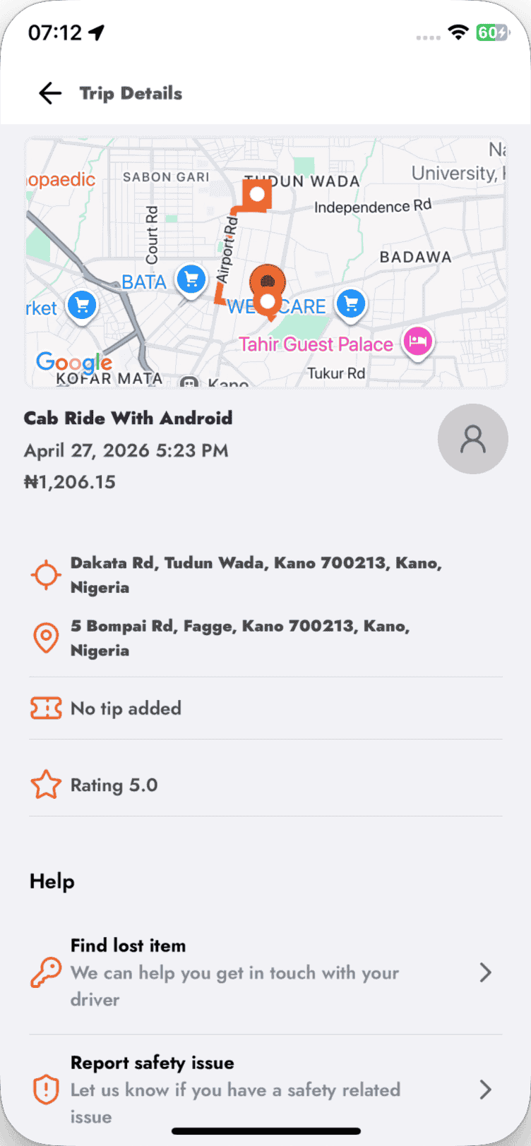 Trip Details