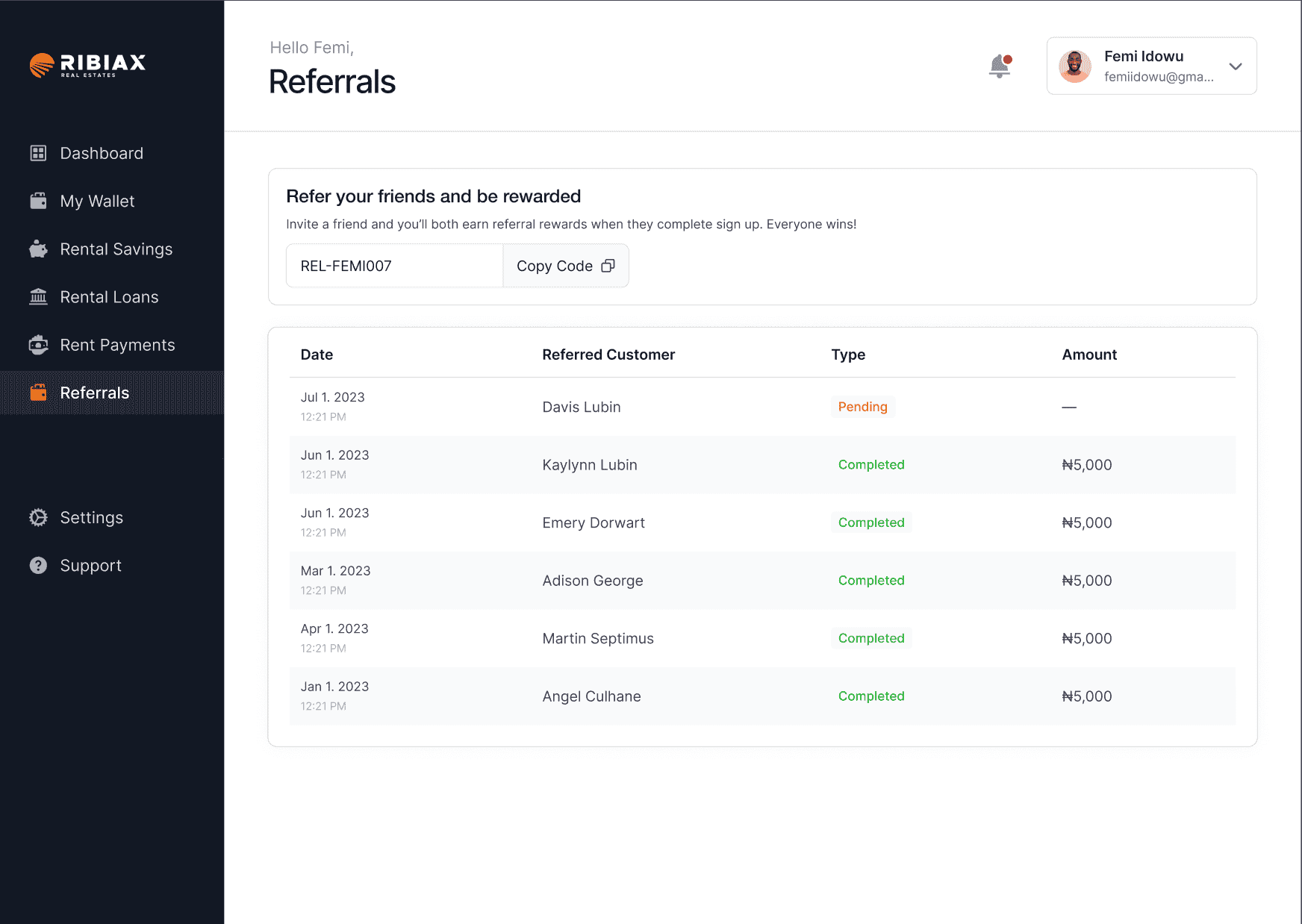 Refer & Earn