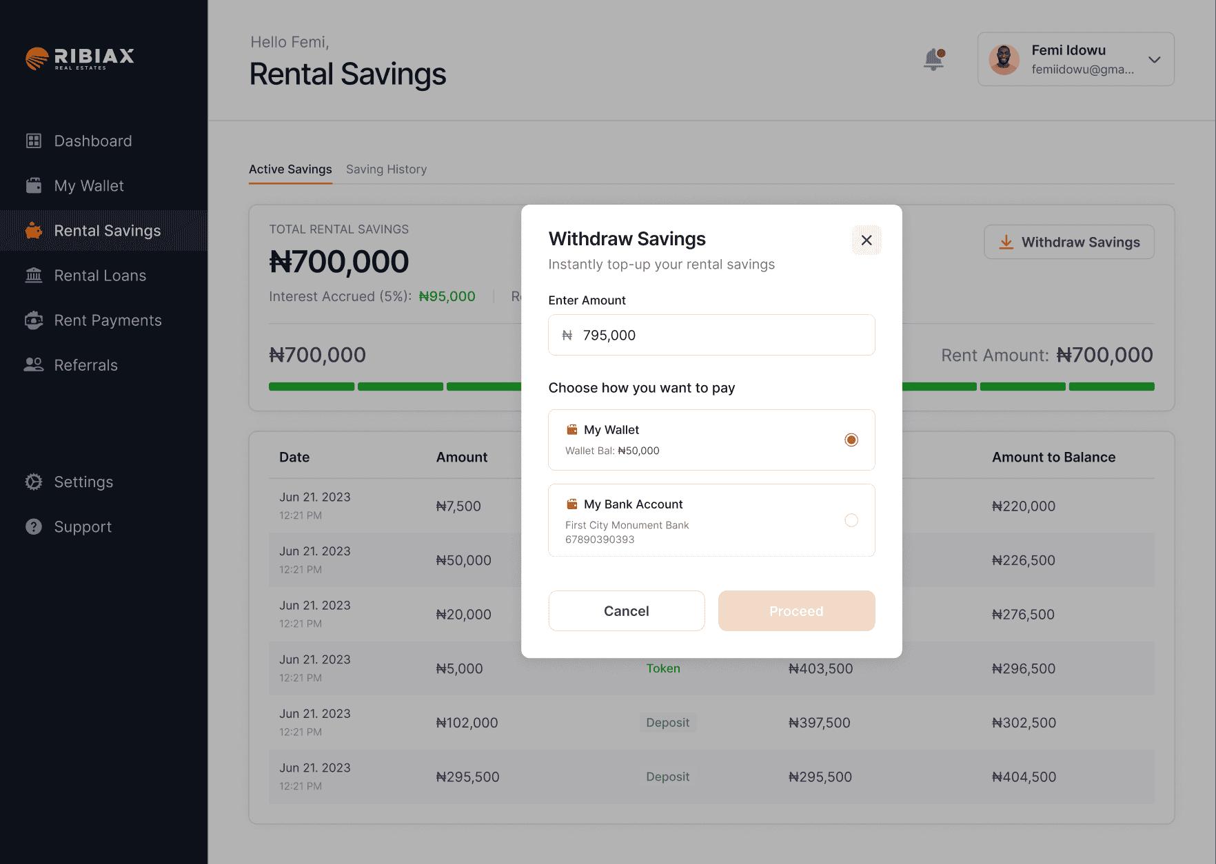 Xabi rental savings